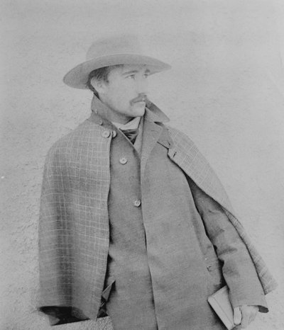 Andre Gide in travelling suit by French Photographer